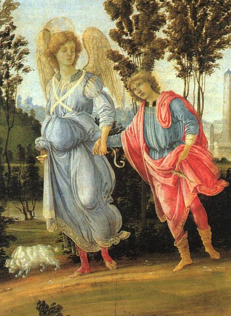 Filippino Lippi Tobias and the Angel Sweden oil painting art